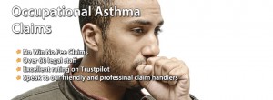 a picture of a man coughing, potentially suffering from asthma
